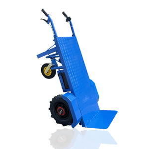 Electric 500kg Loading Capacity Stair Climbing Shopping Trolley Cart Truck With Three-Wheel OEM Customizable Platform