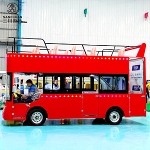City Electric Open Top Tourist Shuttle Car Double Decker Bus