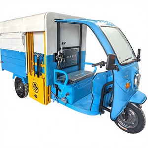3000W Electric Sanitation Garbage Tricycle Cab