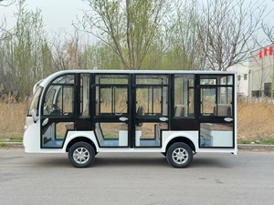 Electric Campus Shuttle Bus 11 Seater Open Sightseeing Car