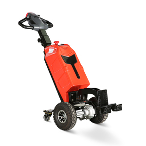 Factory Price 1 Ton Walking Electric Traction Forklift Electric Tow Tug Tractor Mover Tow Tractors for Carrying Trolley Cart
