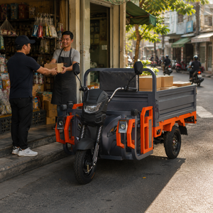 SCHI 160L Cargo Box Electric Delivery Tricycle