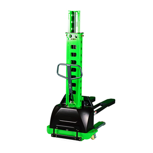 1.5 Ton Electric Pallet Jack Fork Lift 540*1150 Metal Frame OEM Supported Polyurethane Three-Wheel Double Hand Cart